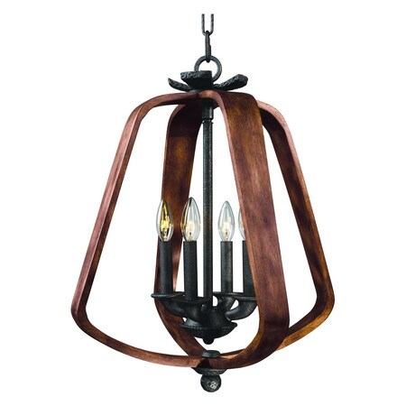 Maxim Road House 4-Light Chandelier 20923BWIO